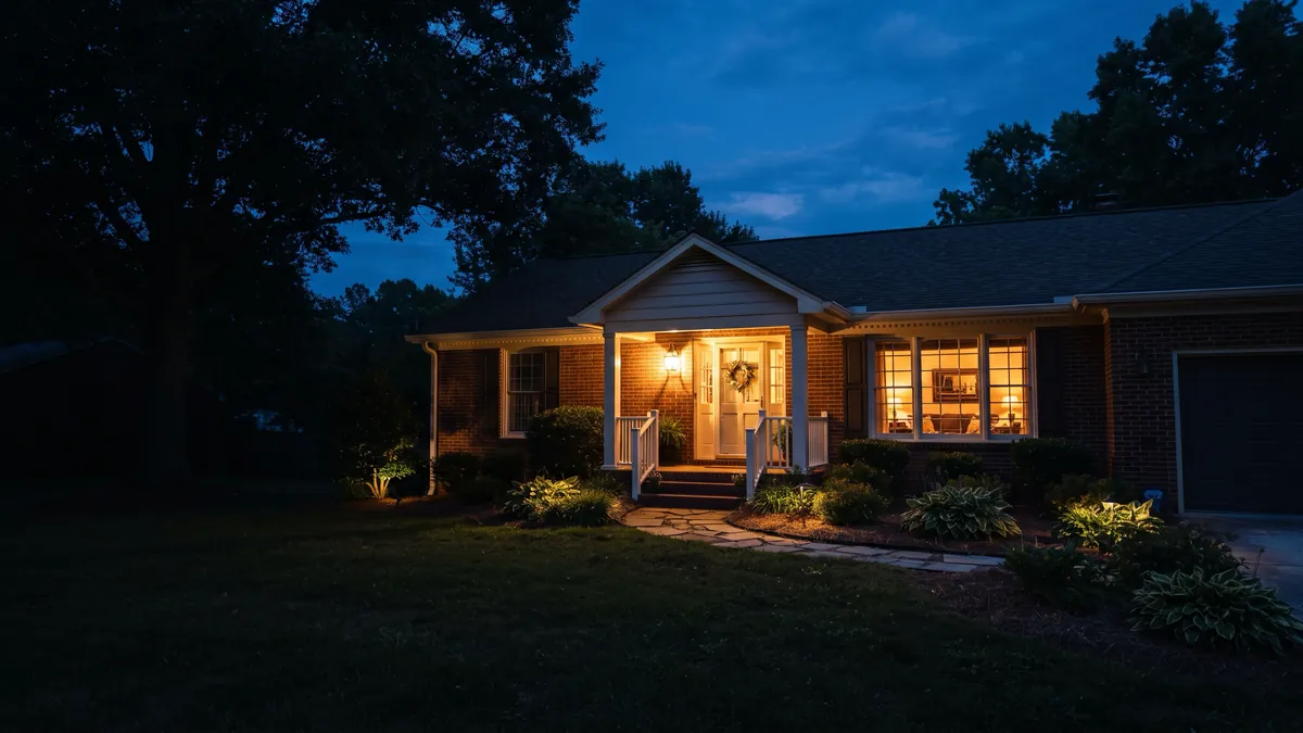 A handyman van parked at a home in Murfreesboro with the door open